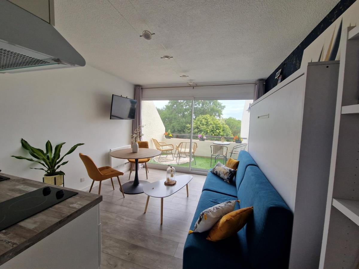 Guidel-Plages Studio Lumineux Balcon Vue Mer & Piscine Zewnętrze zdjęcie