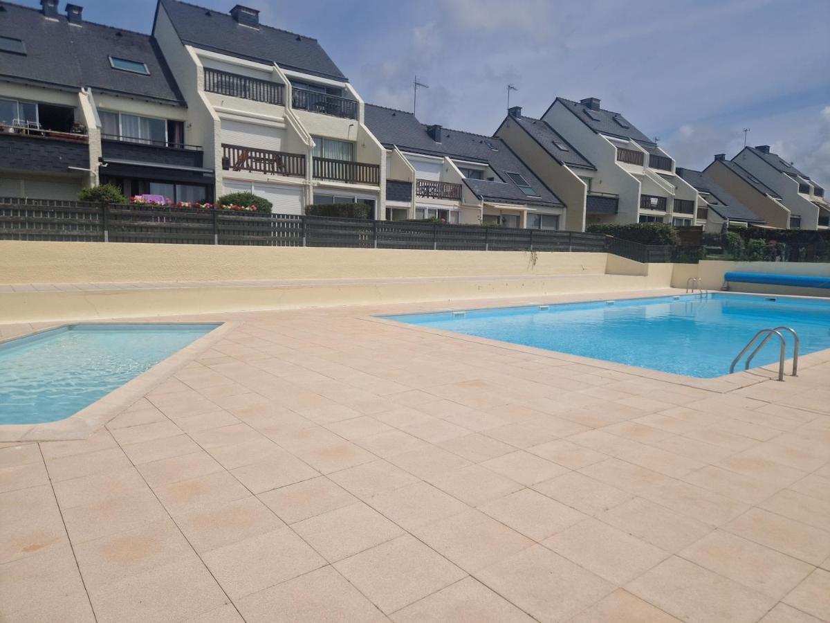 Guidel-Plages Studio Lumineux Balcon Vue Mer & Piscine Zewnętrze zdjęcie